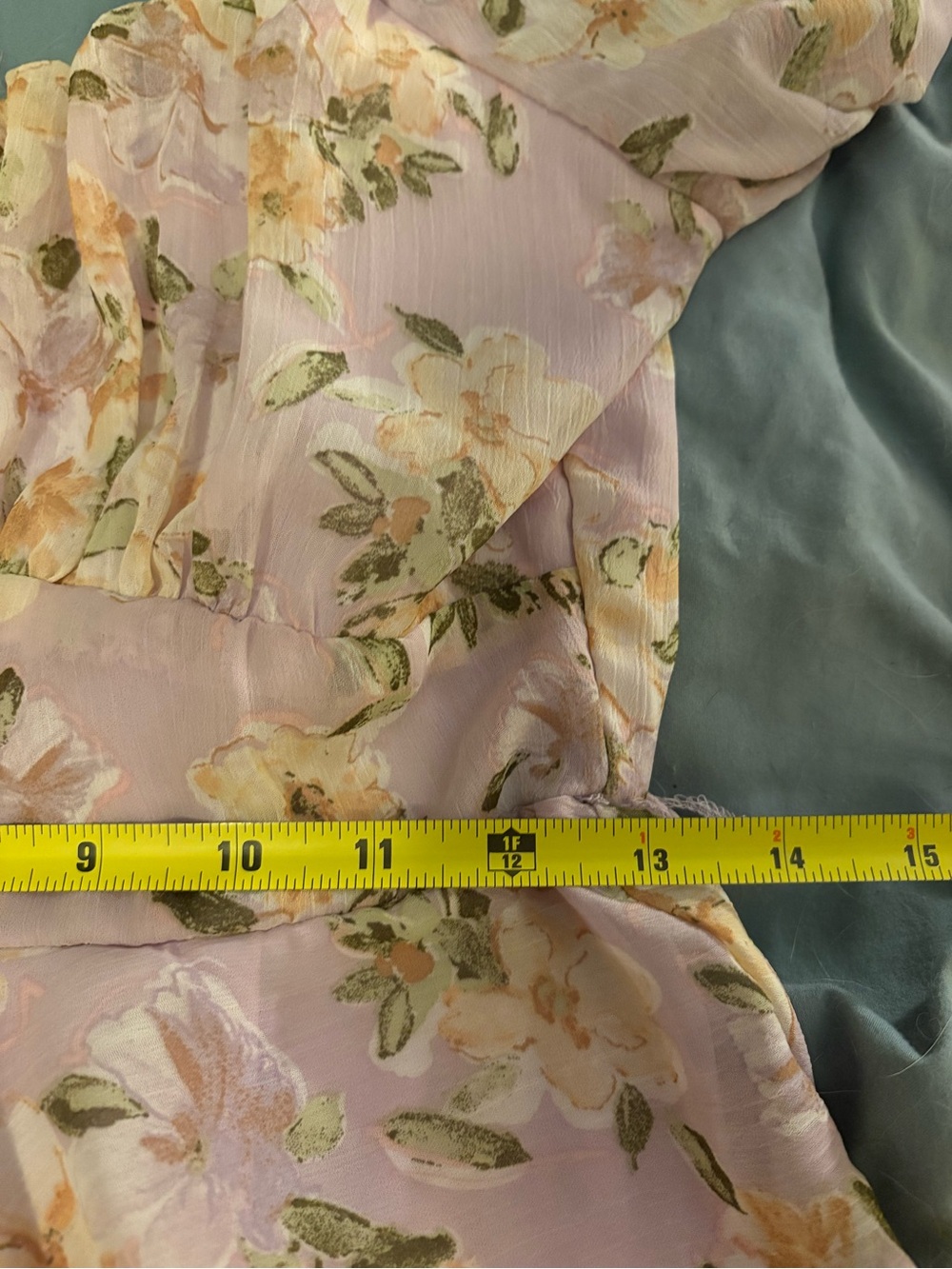 Floral Ruffle Peplum Romper - Picture 10 of 11